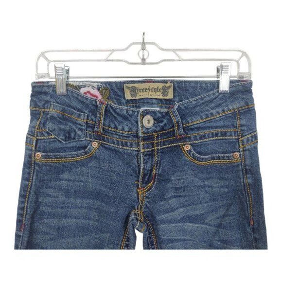 FreeStyle Revolution Jeans Capris Juniors Size 5‎ - Picture 2 of 7